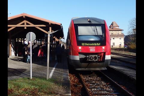 DB Regio Mittelfranken Alstom Coradia Lint DMU.